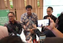 Menteri Perumahan dan Kawasan Permukiman (PKP) melakukan pertemuan dengan Direktur Utama Bank Syariah Nasional (BSN), Alex Sofjan Noor,