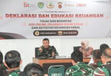 Kodim 0612/Tasikmalaya Bersama OJK Gelar Deklarasi Tolak Judi Online dan Aktivitas Keuangan Ilegal di Momentum Hari Kebangkitan Nasional