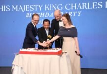 Menteri Dalam Negeri (Mendagri) Muhammad Tito Karnavian mewakili pemerintah Indonesia menghadiri Perayaan Ulang Tahun ke-78 Raja Charles III di Hotel Four Seasons,