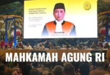 Ketua MA mengingatkan jajarannya agar senantiasa berkomitmen bentuk meningkatkan kinerja dan nilai integritas.
