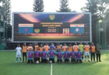 PJU Kodam III/Siliwangi dan Keluarga Besar TNI Perkuat Soliditas melalui Mini Soccer