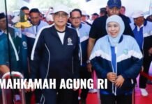 Pembukaan Kejurnas Tenis Ke XX Piala Ketua MA RI,Ragam Keunikan Defile Para Kontestan Kejurnas PTWP 2026 .