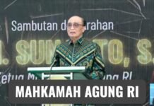 Ketua Mahkamah Agung, Sunarto, meresmikan operasional 2 (dua) Pengadilan Militer Tinggi (Dilmilti) dan 3 (tiga) Pengadilan Militer (Dilmil) di Makassar,