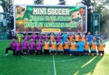 Makodam III/Siliwangi Taklukkan Kodiklatad 7-1, Pangdam Sumbang Empat Gol pada Laga Mini Soccer Persahabatan