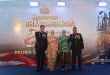Harmoni Dua Institusi, Dandim 0612/Tasikmalaya Sampaikan Ucapan Hari Bhayangkara ke-80 kepada Kapolres Tasikmalaya Kota