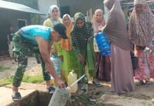 Sumur Bor Program TMMD Ke-129 Kodim 0612/Tasikmalaya Bawa Manfaat Besar bagi Warga Desa Parungponteng