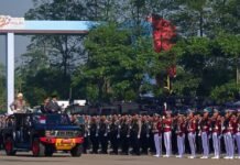 Presiden Prabowo Pimpin Upacara Peringatan ke-80 Hari Bhayangkara di Bogor