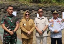 Plt Bupati Muara Enim Sumarni Kunjungan Silaturahmi Ke Batalyon Infanteri 141/AYJP