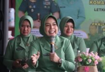 DI BALIK SETIAP TUGAS PRAJURIT ADA DOA DAN PERAN BESAR SEORANG ISTRI, KETUA PERSIT AJAK ANGGOTA RAWAT KELUARGA DAN DIRI SENDIRI