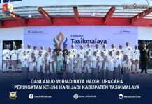 Danlanud Wiriadinata Hadiri Upacara Peringatan Ke-394 Hari Jadi Kabupaten Tasikmalaya Tahun 2026