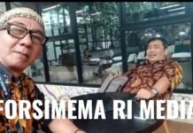 Silaturahmi Hangat di Teras Kantin MA: Ketua Dewan Penasehat Budi Rahardjo dan Ketum FORSIMEMA-RI Syamsul Bahri Bahas Penguatan Sinergi & Integritas Media