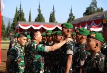 Pangdam III/Siliwangi Berikan Pengarahan kepada 2.211 Personel Satuan TP Tahap IV di Dodik Secata Rindam III/Siliwangi