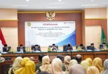 Ketua Mahkamah Agung Republik Indonesia, Prof. Dr. H. Sunarto, S.H., M.H., memberikan pembinaan kepada para pimpinan dan aparatur pengadilan dari empat lingkungan peradilan