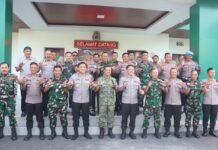Bukan Sekadar Kunjungan, Tiga Pilar Keamanan Tasikmalaya Satukan Langkah di Makodim 0612/Tasikmalaya