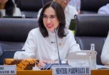 Menteri Pariwisata (Menpar) Widiyanti Putri Wardhana memaparkan Laporan Keuangan Kementerian Pariwisata