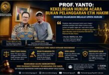Mahkamah Agung (MA) menegaskan bahwa kekeliruan dalam penerapan hukum acara maupun perbedaan penafsiran hukum dalam suatu putusan tidak serta-merta dapat dikategorikan sebagai pelanggaran Kode Etik