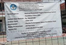 Pelaksanaan Program Kemendikdas dan Menengah Revitalisasi SMKS Pancasila Untuk Mendorong Suatu Kenyamanan dan Kebanggan Fasilitas Belajar Sehingga Menunjang Seluruh Anak Didik