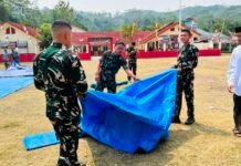 Dari Menata Lapangan hingga Menata Harapan, Satgas TMMD dan Warga Siapkan Shalat Istisqa