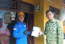 Sinergi TMMD Ke-129 Kodim 0612/Tasikmalaya Bersama PLN Wujudkan Pemasangan KWH dan Instalasi Listrik Bagi Warga Desa Parungponteng