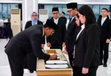 Lantik 1.361 Pejabat ATR/BPN, Sekjen: Amanah Baru untuk Jadi Motor Penggerak Perubahan