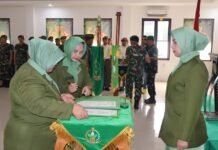 Korps Raport Kodim 0612/Tasikmalaya: Regenerasi Tugas, Silaturahmi Tetap Terjaga