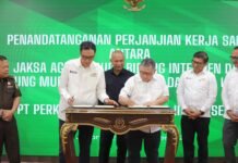 Kejaksaan Republik Indonesia memperkuat sinergi dengan PT Perkebunan Nusantara III (Persero) melalui penandatanganan dua Perjanjian Kerja Sama (PKS)