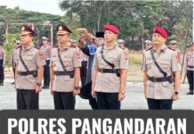 Kapolres Pangandaran AKBP Ikrar Potawari mengatakan pihaknya telah melaksanakan upacara pelepasan dan serah terima jabatan. “Ini adalah tradisi, setiap personil yang purnabakti atau ada mutasi,