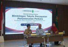 Pengadilan Tinggi Kalimantan Timur menyelenggarakan Bimbingan Teknis (Bimtek) Percepatan Penyelesaian Perkara bagi aparatur peradilan sewilayah hukumnya di Ibu Kota Nusantara (IKN)