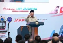 Presiden Prabowo Resmikan LRT Kelapa Gading–Manggarai, Perkuat Simpul Transportasi Terpadu Jakarta