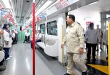 Tempuh 28 Menit, Presiden Prabowo Jajal LRT Jakarta dari Kelapa Gading ke Manggarai