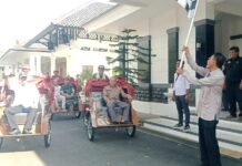 Becak Listrik Gratis,dari Presiden Prabowo untuk pengemudi Ciamis,Bupati Herdiat Tekankan jangan Dijual.