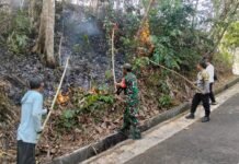 *Kebakaran Lahan Seluas 3 Hektare di Dusun Priagung Kota Banjar Berhasil Dipadamkan*