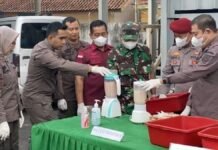 Kejari Ciamis Musnahkan Barang Bukti 61 Perkara, Ribuan Obat Terlarang Dimusnahkan