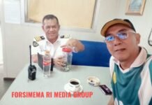 Ketua Umum Forum Silaturahmi Media Mahkamah Agung (FORSIMEMA), Syamsul Bahri memberikan apresiasi terhadap komitmen PT Pelayaran Nasional Indonesia (Persero)
