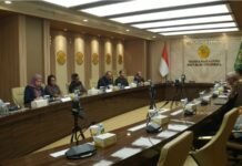 Mahkamah Agung (MA) RI menerima audiensi jajaran Yayasan Pengayoman Warga Kementerian Hukum dan HAM bersama Sekolah Tinggi Ilmu Hukum (STIH) Litigasi di Gedung Mahkamah Agung,