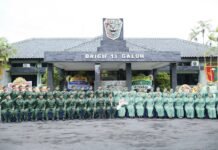 Berganti Pucuk Pimpinan, Brigif 13/Galuh Rahayu Gelar Lepas Sambut dan Tradisi Satuan
