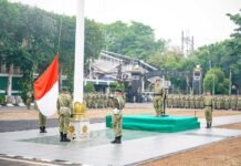 Kaskostrad Pimpin Upacara Hari Sumpah Pemuda ke-98 di Markas Kostrad