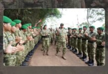 KASAD Tinjau Marshalling Area Yonif TP 204 Purnawarman dan Yonif 205 Gandamana di Jasinga Bogor