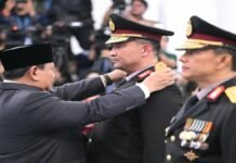 Presiden Prabowo Lantik Suyudi Ario Seto dan Wahyu Hadiningrat sebagai Kapolri dan Wakapolri