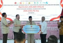Presiden Prabowo Saksikan Penyelamatan Kekayaan Negara Rp13,24 Triliun dan 259 Ribu Hektare Kawasan Hutan kepada Negara