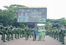 Pangkostrad Kunjungi Madivif 1 dan Yonif 328/Dirgahayu, Tegaskan Disiplin, Integritas, dan Profesionalisme Prajurit