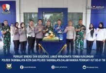 Perkuat Sinergi dan Soliditas, Lanud Wiriadinata Terima Kunjungan Polres Tasikmalaya Kota dan Polres Tasikmalaya Dalam Rangka Peringati HUT ke-81 TNI