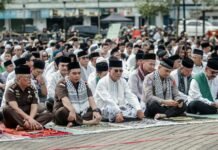 Bupati Ciamis Bersama Ribuan Warga Gelar Shalat Istisqo, Bermunajat Agar Hujan Segera Turun