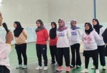 PGRI Ciamis Gelar Lomba Bulu Tangkis, Pererat Silaturahmi Guru-Guru.