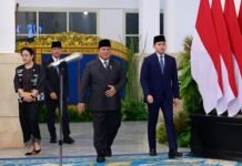 Presiden Prabowo Subianto resmi melantik sejumlah pejabat tinggi negara untuk sisa masa jabatan periode 2024-2029.