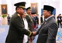Presiden Prabowo Lantik Maruli Simanjuntak sebagai Wakil Panglima TNI merangkap Kepala Badan Nasional Pengelola Perbatasan dan Daerah Terpencil