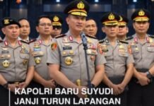 Menurut Kapolri Suyudi, perubahan di lingkungan Polri harus dimulai dari jajaran pimpinan dan diwujudkan melalui tindakan nyata.